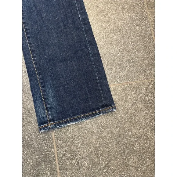 Adriano Goldschmied Jeans Womens 25 R Blue Tomboy Boyfriend Dark Wash Denim - Picture 9 of 16